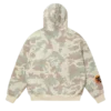 Felpa con cappuccio in cotone con zip integrale Felpa con cappuccio in cotone con zip integrale