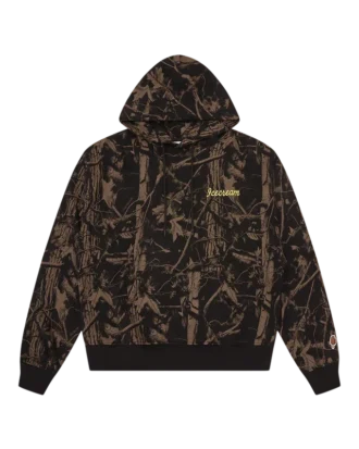 Felpa con cappuccio oversize Tree Camo