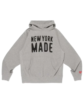 Felpa con cappuccio pesante realizzata a New York