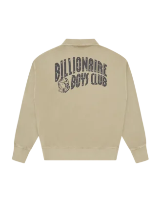Felpa con zip a un quarto lavata Boat Club