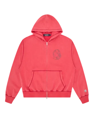 Felpa oversize con cappuccio e zip frontale in stile college Felpa oversize con cappuccio e zip frontale in stile college