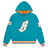 Felpa oversize con cappuccio Flying B in ciniglia Felpa oversize con cappuccio Flying B in ciniglia
