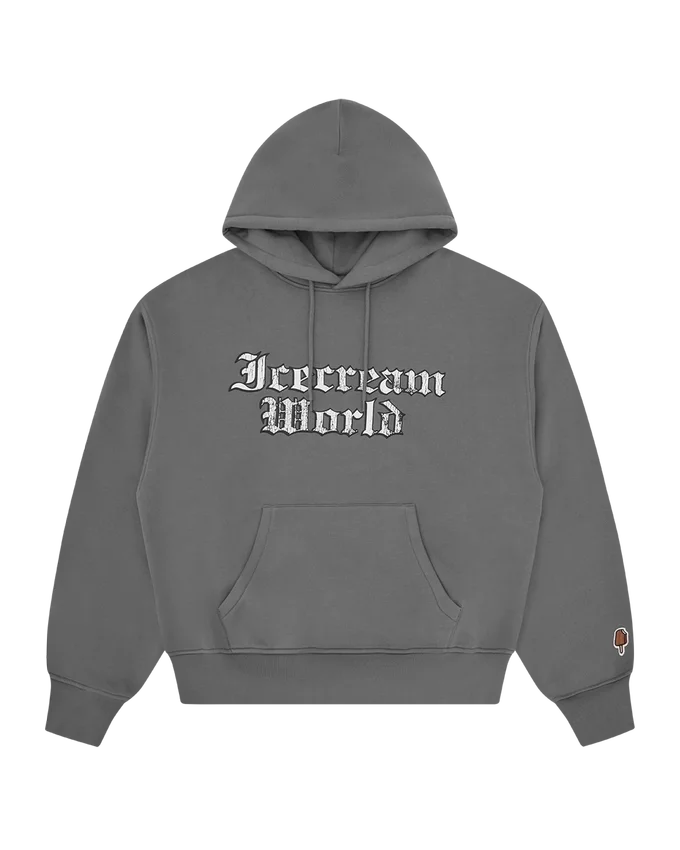 Felpa oversize con cappuccio ICECREAM World Felpa oversize con cappuccio ICECREAM World