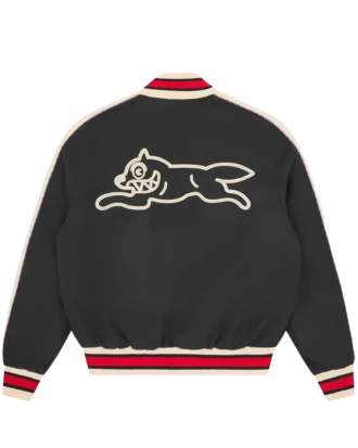 Giacca bomber in raso Running Dog