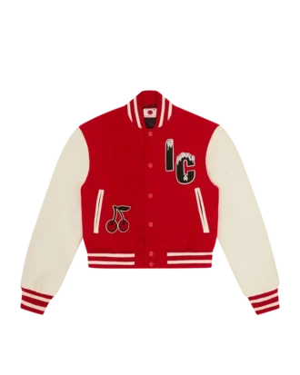 Giacca da college da donna Cherry