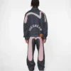 Giacca in denim con stampa gabbiano e ricamo Giacca in denim con stampa gabbiano e ricamo