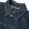 Giacca in denim con stampa gabbiano e ricamo Giacca in denim con stampa gabbiano e ricamo