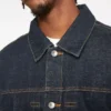 Giacca in denim con stampa gabbiano e ricamo Giacca in denim con stampa gabbiano e ricamo