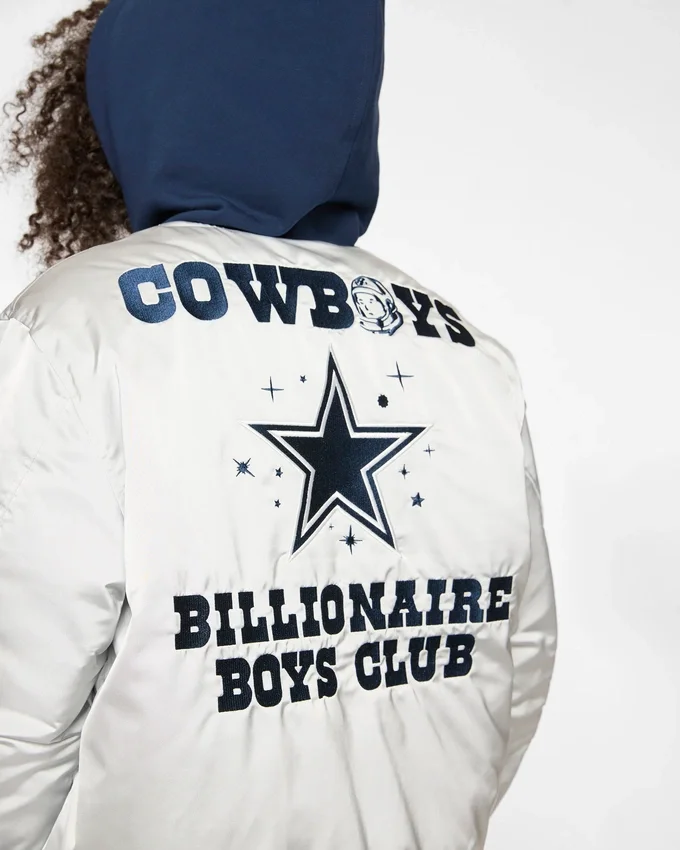 Giacca in raso Dallas Cowboys Giacca in raso Dallas Cowboys