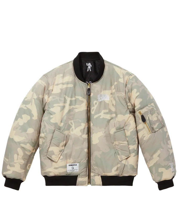 Giacca MA-1 in nylon reversibile Giacca MA-1 in nylon reversibile