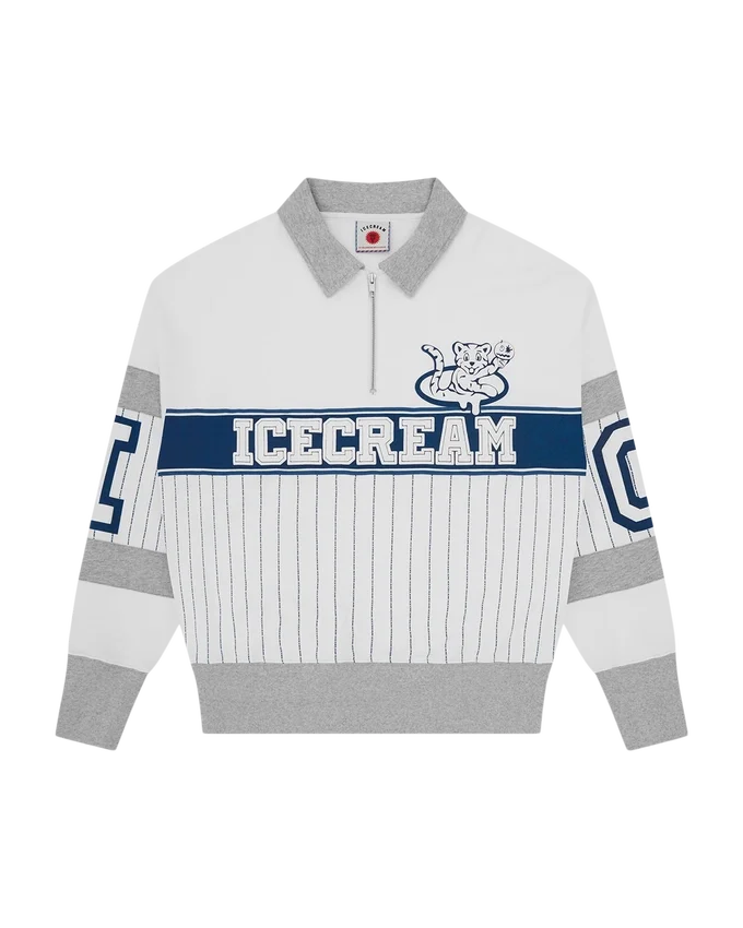 Ic cubs con colletto e zip a un quarto Ic cubs con colletto e zip a un quarto