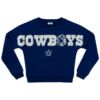 Maglia a girocollo per bambini dei Dallas Cowboys