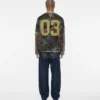 Maglia a maniche corte Camo Curve (vestibilità boxy)