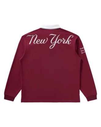 Maglia da rugby a maniche lunghe dei NY Yankees