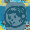 Maglia da rugby per bambini con motivo mimetico robot
