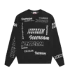 Maglia girocollo con logo multiplo