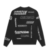 Maglia girocollo con logo multiplo