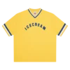 Maglia sportiva da college con scollo a V