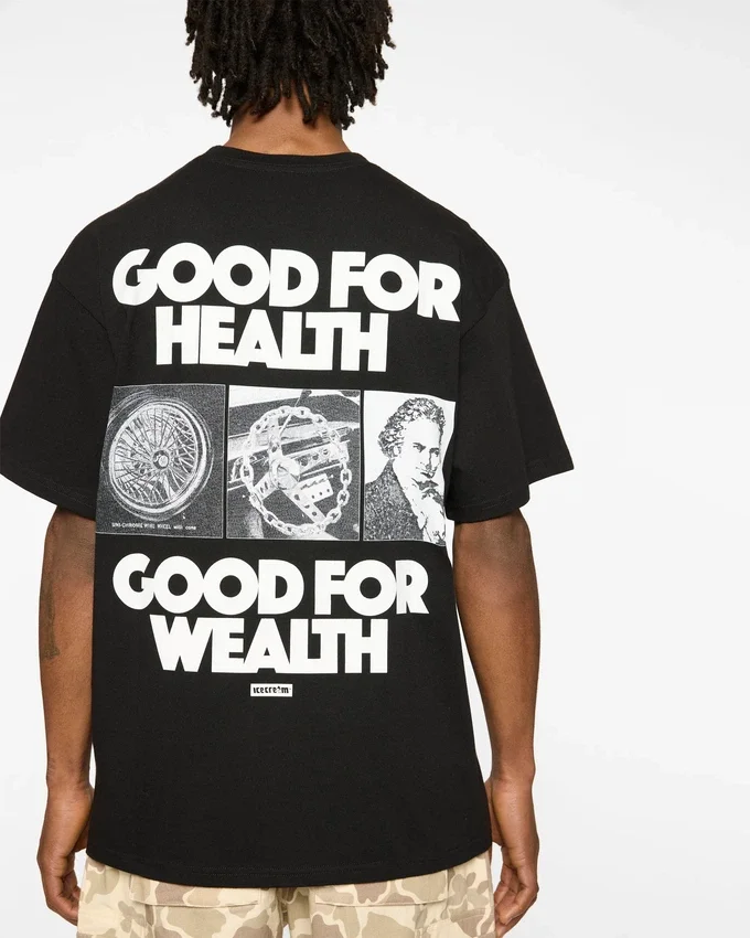Maglietta a maniche corte “Good for health” Maglietta a maniche corte “Good for health”