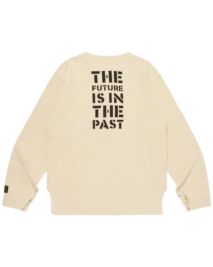Maglietta a maniche lunghe con collo Henley Maglietta a maniche lunghe con collo Henley