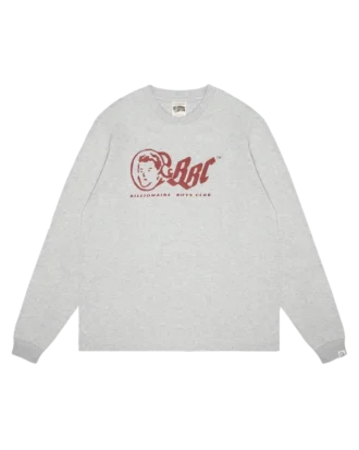 Maglietta a maniche lunghe con logo OG bordeaux