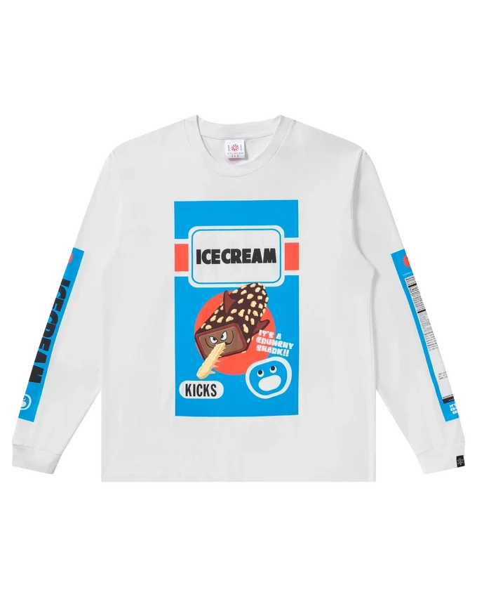 Maglietta a maniche lunghe Crunchy Shark Maglietta a maniche lunghe Crunchy Shark