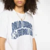 Maglietta bianca a maniche corte con Curve Logo dei Dallas Cowboys