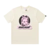 Maglietta con badge rosa