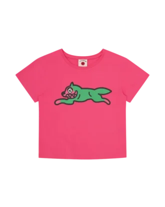 Maglietta corta da donna con Running Dog che corre