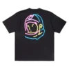 Maglietta in jersey fiammato con logo Wynwood al neon