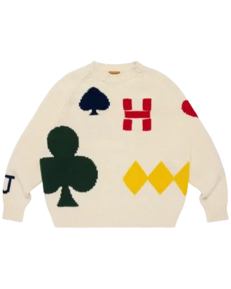 Maglione in maglieria a trama larga