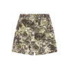 Pantaloncini cargo in cotone mimetico