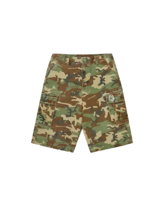 Pantaloncini cargo oversize consumati