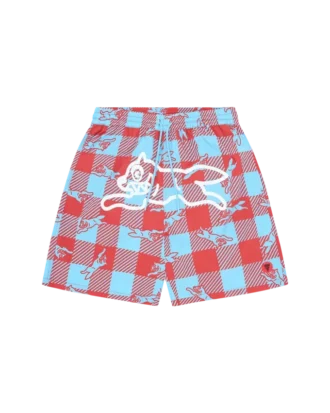 Pantaloncini da bagno Checker Running Dog