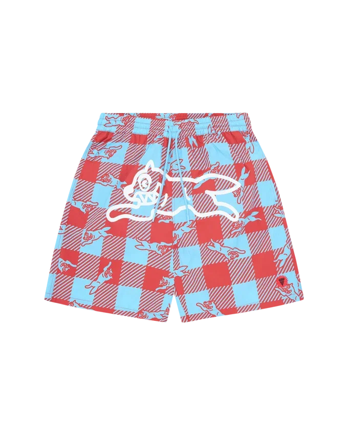 Pantaloncini da bagno Checker Running Dog Pantaloncini da bagno Checker Running Dog