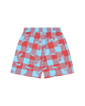 Pantaloncini da bagno Checker Running Dog