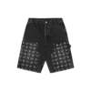 Pantaloncini da carpentiere in denim Diamonds & Dollars