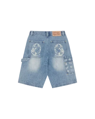 Pantaloncini da carpentiere in denim Diamonds & Dollars