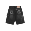 Pantaloncini da carpentiere in denim Diamonds & Dollars
