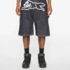 Pantaloncini da carpentiere in denim Selvedge Running Dog