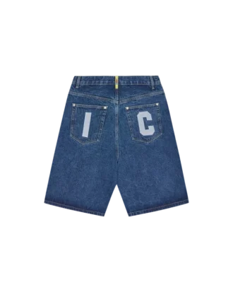 Pantaloncini in denim Running Dog con triplo cono