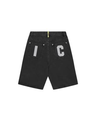 Pantaloncini in denim Running Dog con triplo cono