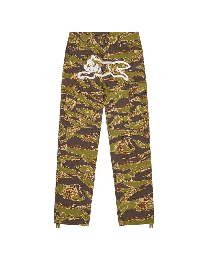 Pantaloni cargo a righe tigrate Pantaloni cargo a righe tigrate