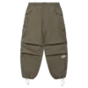 Pantaloni cargo larghi in nylon