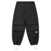 Pantaloni cargo larghi in nylon