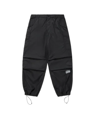 Pantaloni cargo larghi in nylon