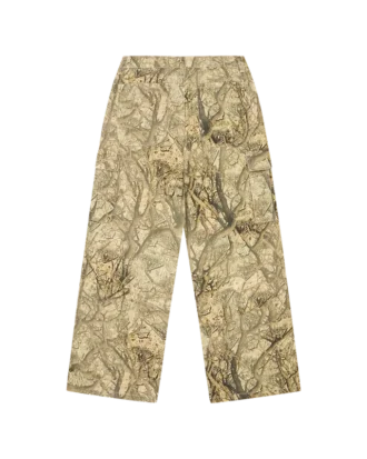 Pantaloni cargo mimetici con motivo albero, Diamonds & Dollars