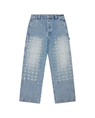 Pantaloni da carpentiere in denim Diamonds & Dollars