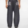 Pantaloni da carpentiere in denim selvedge con Running Dog che corre