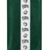 Pantaloni da tuta in velluto con nastro con logo a piccolo arco